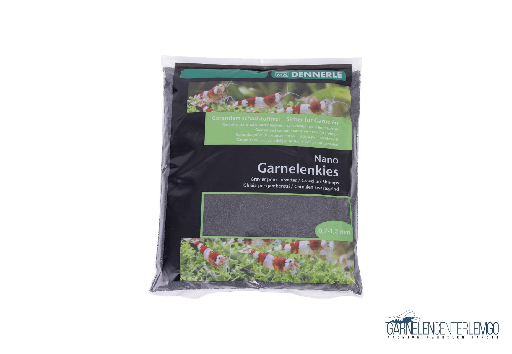 Dennerle Nano Garnelenkies, Sulawesi Schwarz, 2 kg