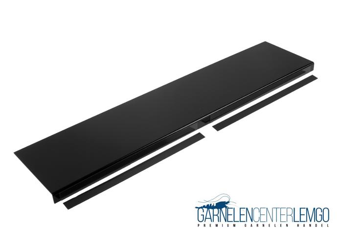 Doppel Blende "New Basic" Schwarz für Kallax Regal, ideal für 20er Beckenhöhe