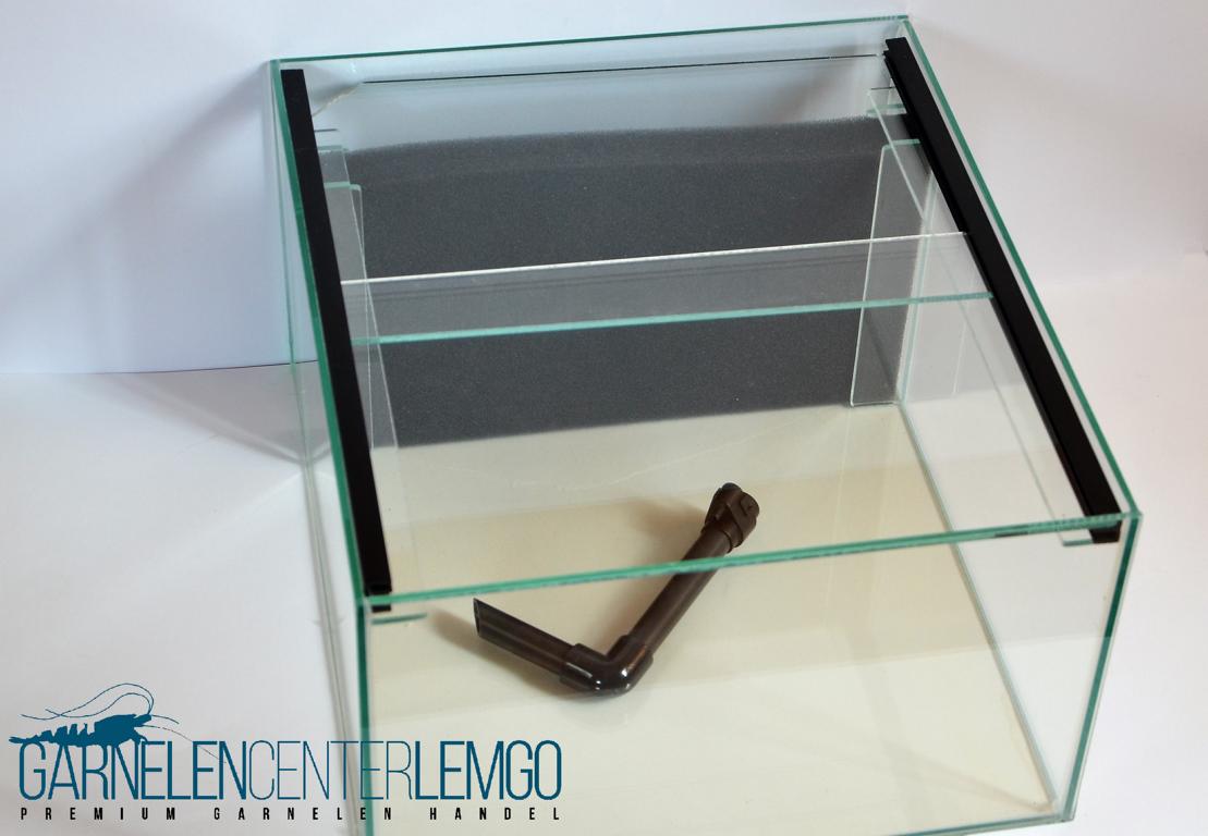 Aquarium "Kallax" 33x38x20 mit HMF und Abdeckscheibe
