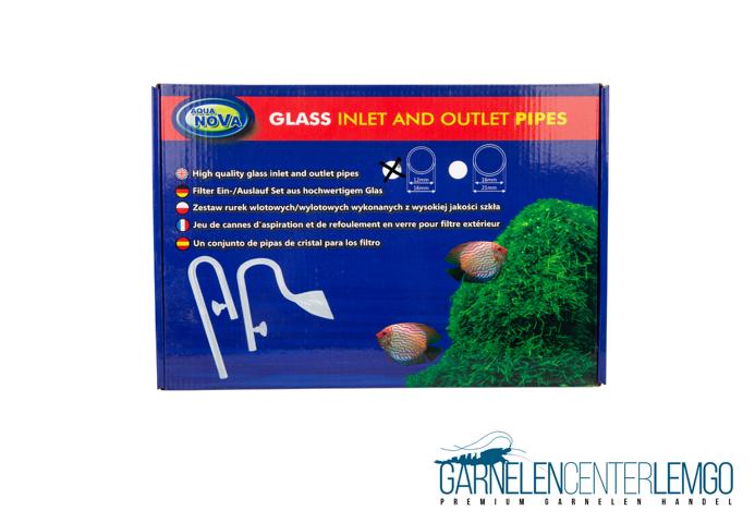 Aqua Nova CO2 Glas Outlet and Inlet Lily Pipe Set 12/16mm