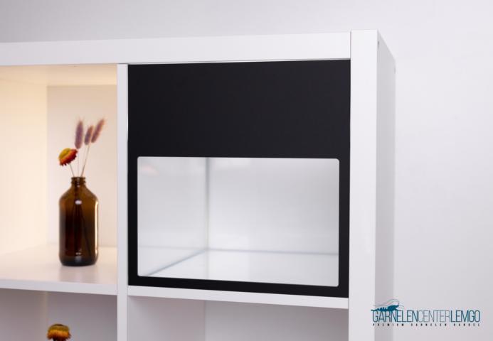 Fullcover Blende Schwarz, satiniert, ideal für 22er Beckenhöhe